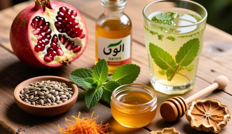 طرز تهیه نوشیدنی‌های سم‌زدای بدن با مواد ایرانی