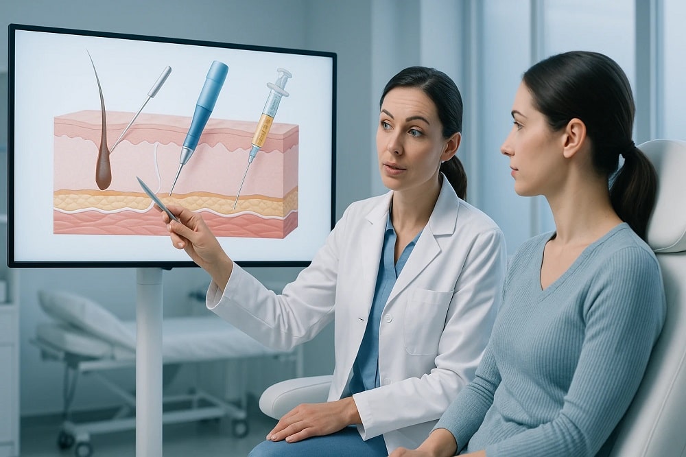 تفاوت سابسیژن، میکرونیدلینگ و تزریق چربی از منظر پزشکان