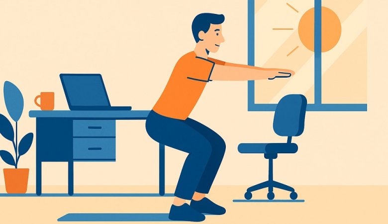 برنامه بدنسازی ۳۰ دقیقه‌ای برای کارمندان (بدون تجهیزات)