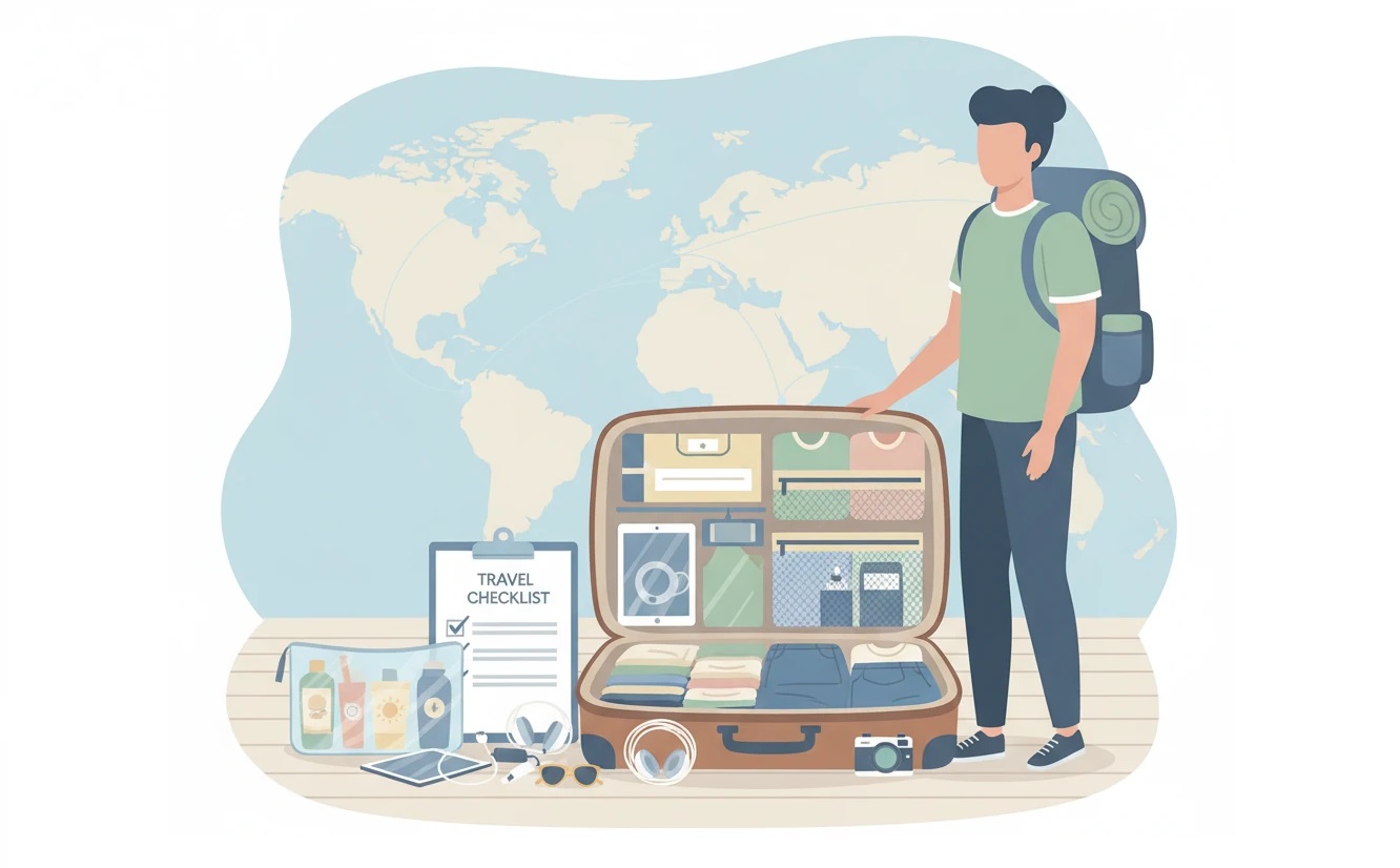 چک‌لیست وسایل سفر