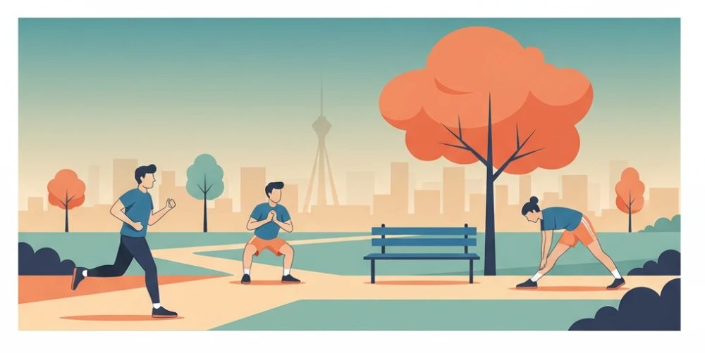 تمرینات قابل اجرا در پارک‌های تهران