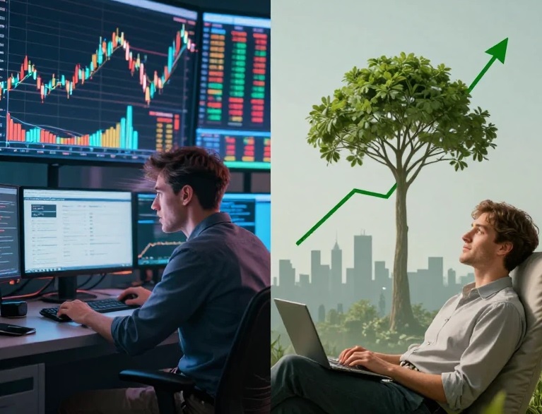 تفاوت ترید و هولد دقیقاً چیست و کدام برای من بهتر است؟